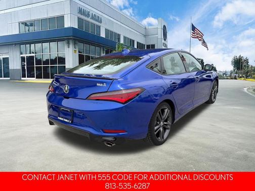 Blue 2024 Acura Integra A-Spec Technology