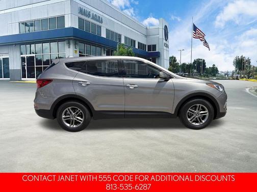 Mineral Gray 2017 Hyundai Santa Fe Sport 2.4L