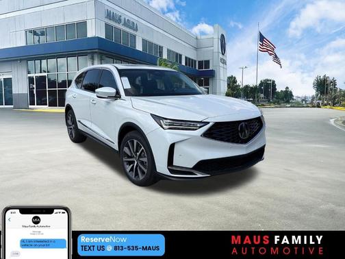 White 2026 Acura MDX Technology Package