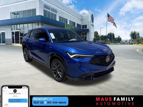 Blue 2025 Acura ADX A-Spec