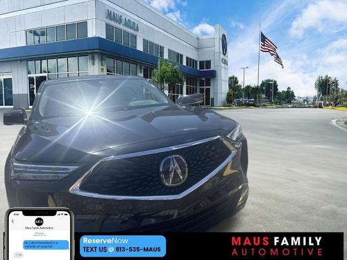 Black 2023 Acura MDX Technology
