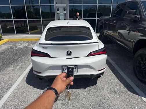 White 2023 Acura Integra A-Spec Technology