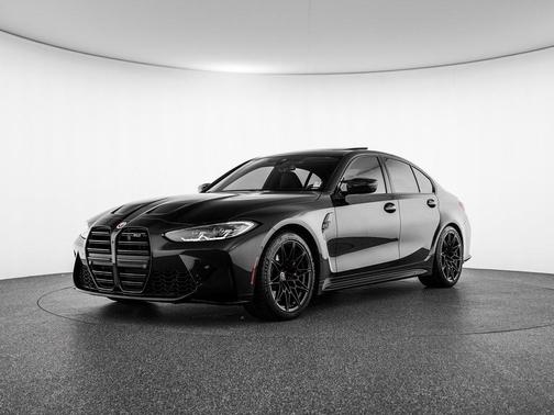 Black Sapphire Metallic 2023 BMW M3 Competition xDrive
