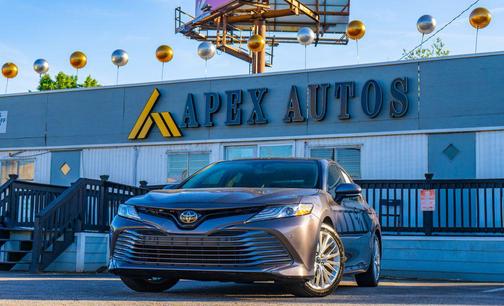 Predawn Gray Mica 2018 Toyota Camry XLE