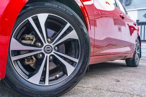 Scarlet Ember Tintcoat 2021 Nissan Sentra SV