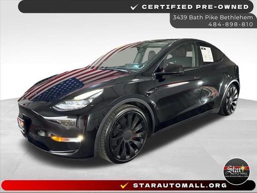 Black 2021 Tesla Model Y Performance