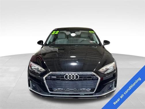 Brilliant Black 2022 Audi A5 40 Premium