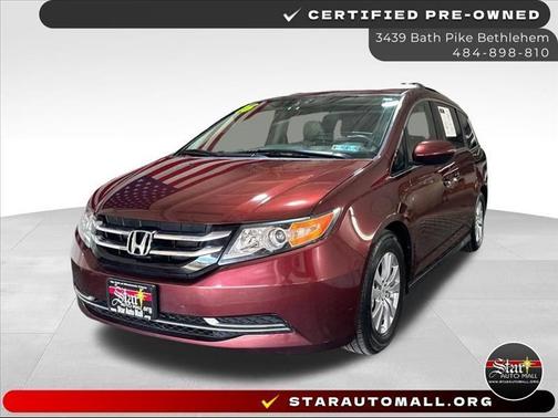 Red 2016 Honda Odyssey EX-L