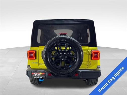 Yellow 2023 Jeep Wrangler 4xe Sahara