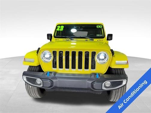 Yellow 2023 Jeep Wrangler 4xe Sahara