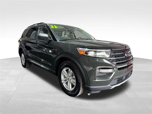 Green 2022 Ford Explorer XLT
