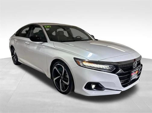 White 2022 Honda Accord Sport 1.5T