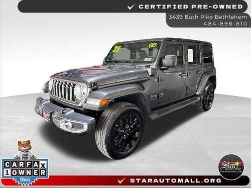 Gray 2025 Jeep Wrangler 4xe Sahara