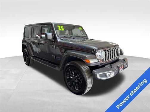 Gray 2025 Jeep Wrangler 4xe Sahara