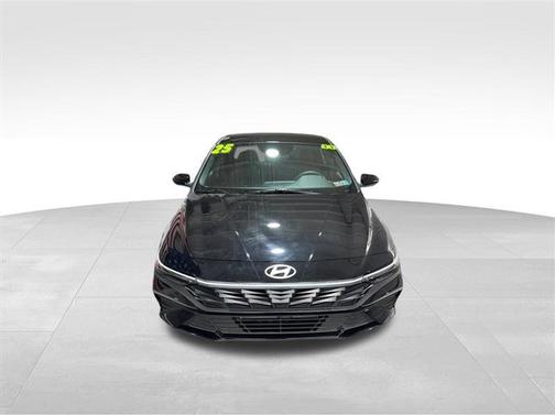 Black 2025 Hyundai ELANTRA HEV Blue
