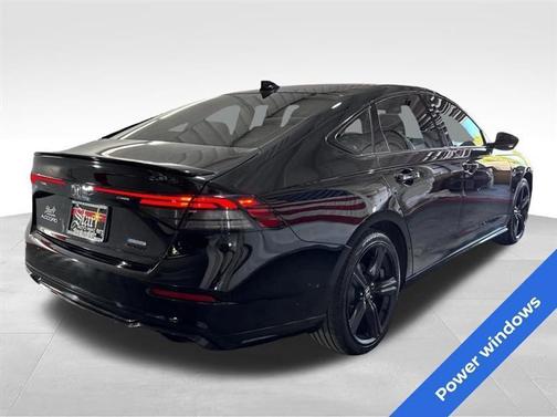 Black 2023 Honda Accord Hybrid Sport-L
