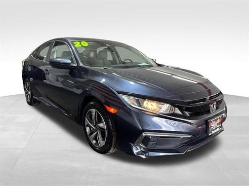 Blue 2020 Honda Civic LX
