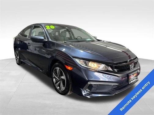 Blue 2020 Honda Civic LX