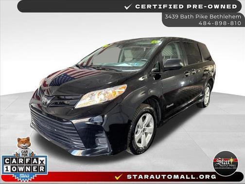 Black 2020 Toyota Sienna L