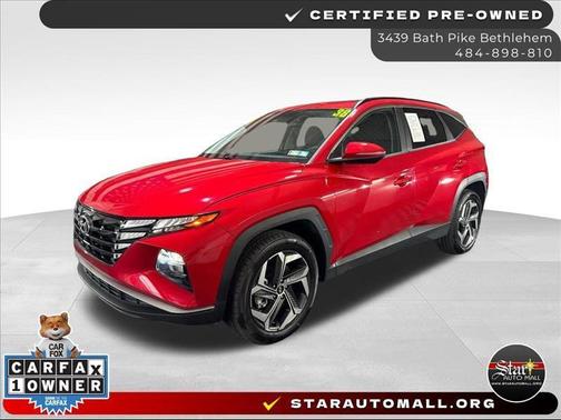 Red 2022 Hyundai TUCSON SEL