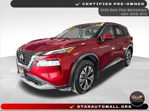 Scarlet Ember 2021 Nissan Rogue SV