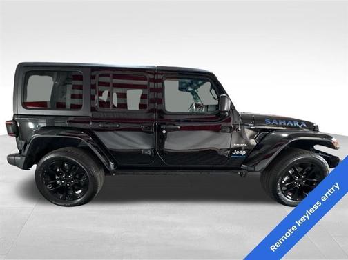 Black 2023 Jeep Wrangler 4xe Sahara