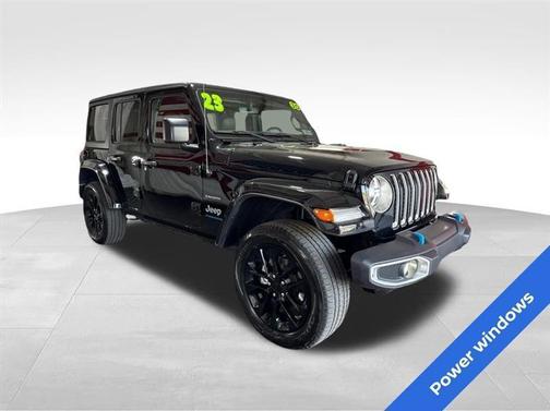 Black 2023 Jeep Wrangler 4xe Sahara