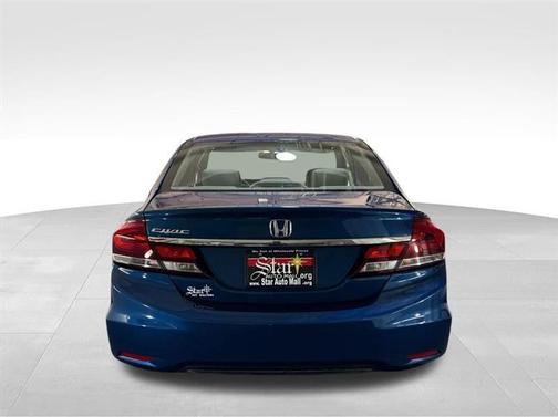 Blue 2015 Honda Civic LX