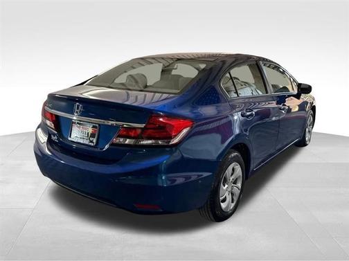 Blue 2015 Honda Civic LX