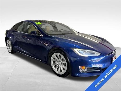 Blue 2016 Tesla Model S 90D