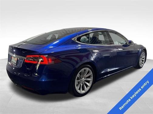 Blue 2016 Tesla Model S 90D