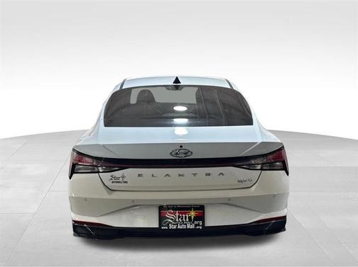 White 2021 Hyundai ELANTRA HEV Limited
