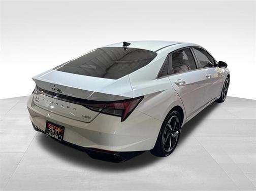 White 2021 Hyundai ELANTRA HEV Limited