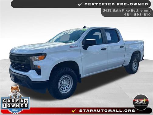 White 2022 Chevrolet Silverado 1500 WT