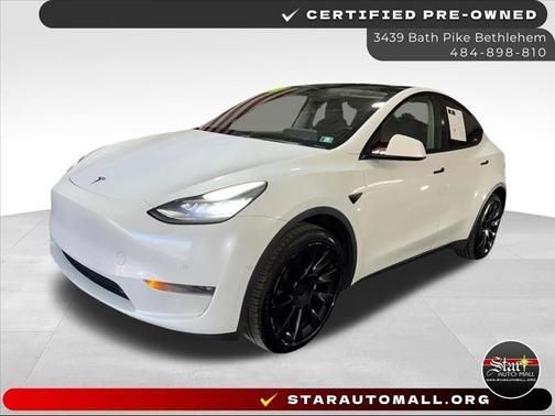 White 2020 Tesla Model Y Long Range