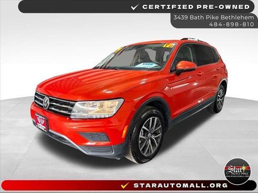 Habanero Orange Metallic 2019 Volkswagen Tiguan 2.0T SE