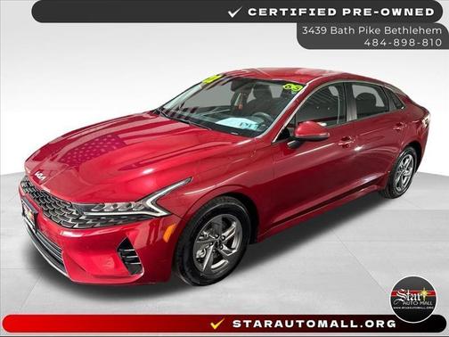 Red 2022 Kia K5 LXS