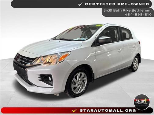 White 2024 Mitsubishi Mirage LE