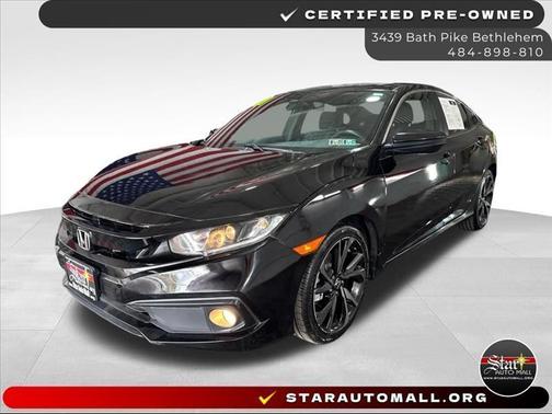 Black 2021 Honda Civic Sport