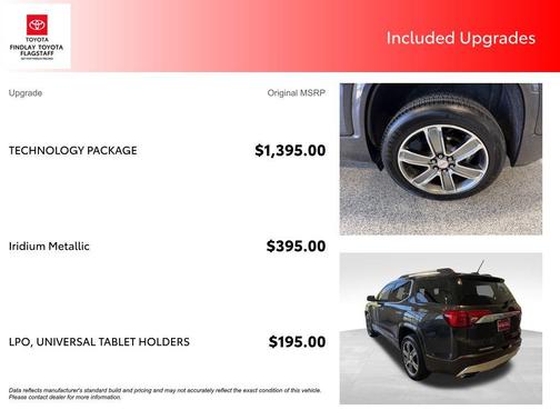 Iridium Metallic 2017 GMC Acadia Denali