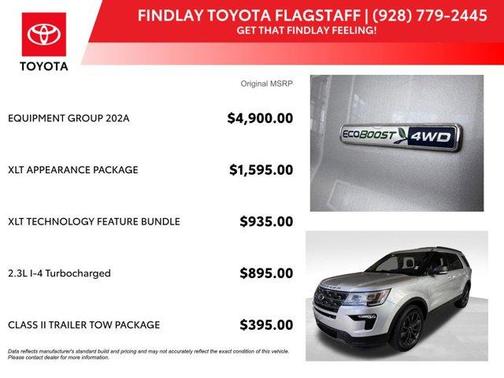 Ingot Silver Metallic 2018 Ford Explorer XLT