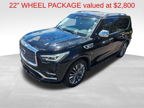 Black Obsidian 2019 INFINITI QX80 Luxe