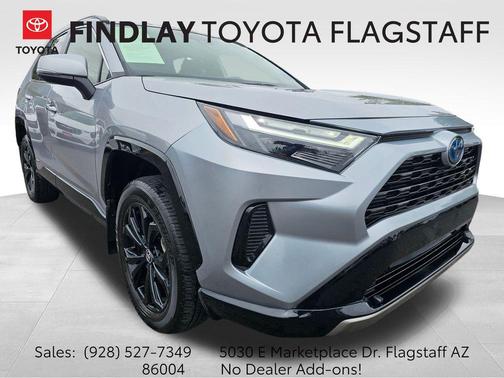 Silver Sky Metallic 2024 Toyota RAV4 Hybrid SE