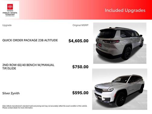 Silver Zynith 2024 Jeep Grand Cherokee L Altitude