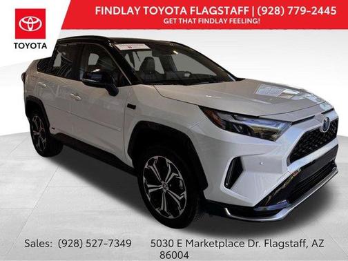 Wind Chill Pearl / Midnight Black Metallic 2024 Toyota RAV4 Prime XSE