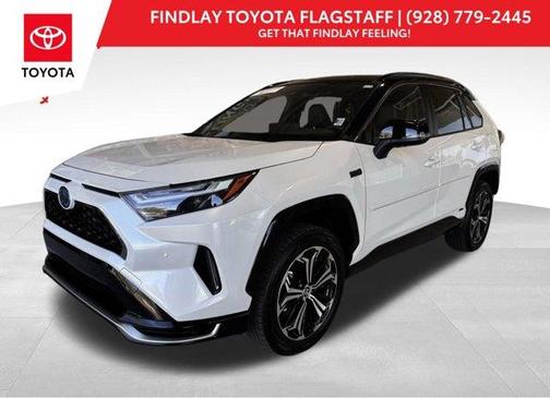 Wind Chill Pearl / Midnight Black Metallic 2024 Toyota RAV4 Prime XSE