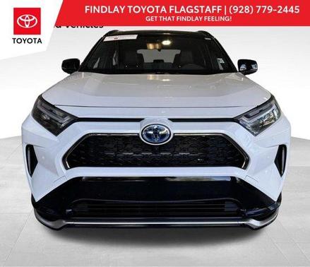 Wind Chill Pearl / Midnight Black Metallic 2024 Toyota RAV4 Prime XSE
