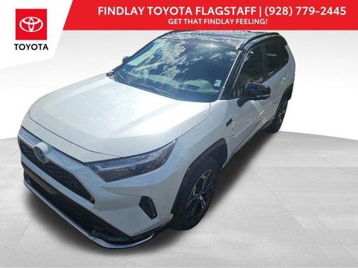 Wind Chill Pearl / Midnight Black Metallic 2024 Toyota RAV4 Prime XSE