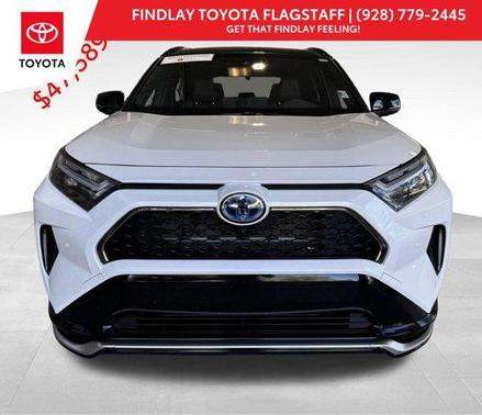 Wind Chill Pearl / Midnight Black Metallic 2024 Toyota RAV4 Prime XSE