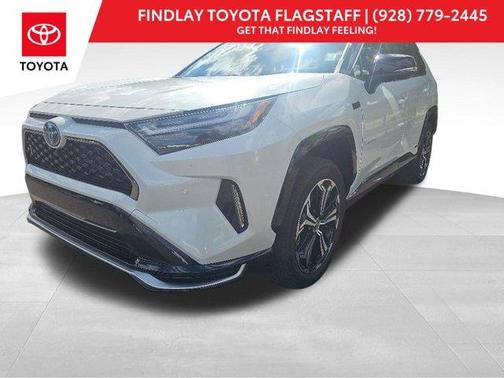 Wind Chill Pearl / Midnight Black Metallic 2024 Toyota RAV4 Prime XSE